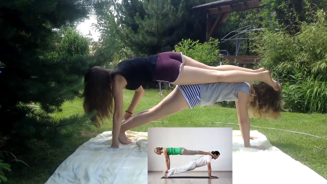 Gorgeous twins cum and squirt their yoga fan compilation