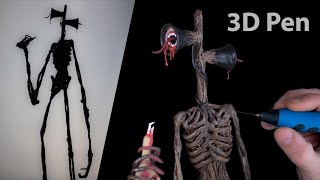 3D Pen | Making Siren Head | Trevor  Henderson Creatures | NOT SCP-6789