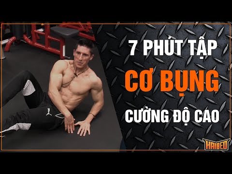 BUỔI TẬP CƠ BỤNG 7 PHÚT CƯỜNG ĐỘ CAO - Athlean-X Vietsub