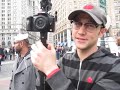 Occupy Wall St.- Actor Joseph Gordon-Levitt of Dark Knight Rises 11/15/11