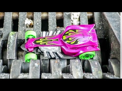 Shredding Hot Wheels Street Beasts! What's Inside? Hot WheelsStreet Beasts being shredded into 3 million pieces! Shark Bite almost broke the dangHot WheelsStreet Beasts being shredded into 3 million pieces! Shark Bite almost broke the dangmachine! Watch and see.