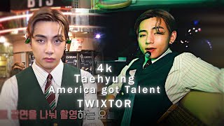4k taehyung america got talent twixtor clips [scenepack] [dynamite performence]