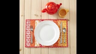 Quilt-As-You-Go Place Mat