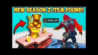 NEW SEASON 2 GOLD ITEMS FOUND!! Fortnite Funny Fails and WTF Moments!