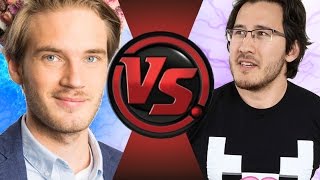 PEWDIEPIE vs MARKIPLIER! Cartoon Fight Club Episode 52