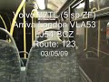 Volvo B7TL LJ54 BCZ with full kickdown - Arriva London VLA86