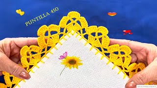 Hermoso Bordo De Servilleta Facil Puntillas Faciles 450