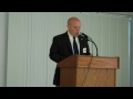 Mayoral candidate David Sweet speaking to GOP Men's Club