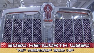 2020 Kenworth W990 76''MidRoof 500hp - Exterior And Interior - 2019 Atlantic Truck Show