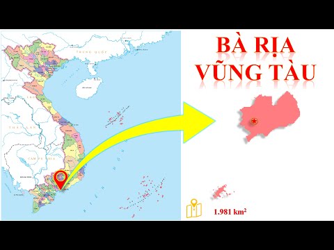 Bản đồ tỉnh Bà Rịa - Vũng Tàu -- Vị trí tỉnh Bà Rịa- Vũng Tàu trên bản đồ hành chính Việt Nam.
