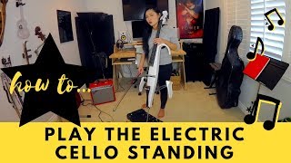 How To Play Electric Cello Standing Tina Guo How To Play Electric Cello Standing Tina Guo