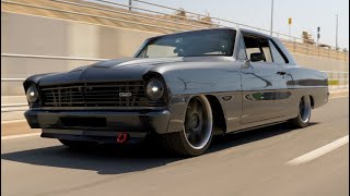 Supercharged 900Hp Ls7 Custom 66 Chevy Loud Exhaust And Burnout 4K