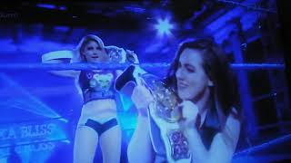 Alexa Bliss & Nikki Cross Entrance And Carmella & Dana Brook Entrance