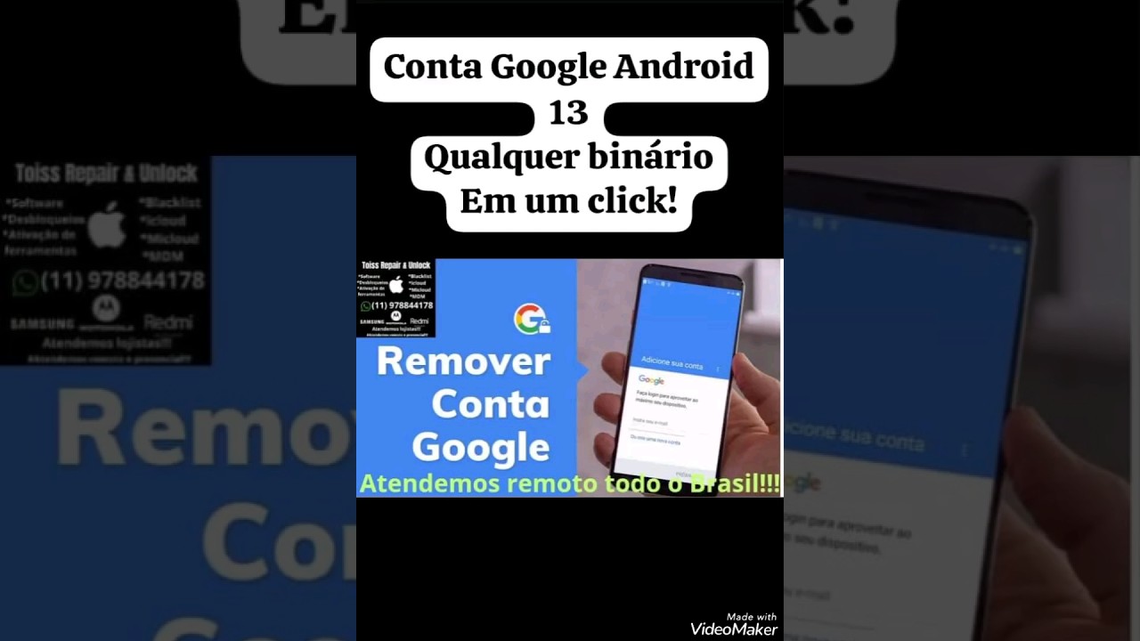 Conta google Android 13 qualquer binário em apenas um Conta google Android 13 qualquer binário em apenas um
