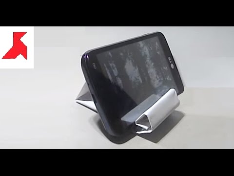 Как сделать подставку под телефон из бумаги своими руками 92