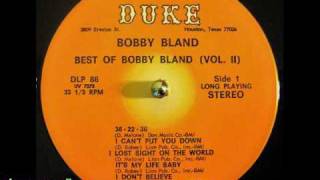 Watch Bobby Bland Its My Life Baby video