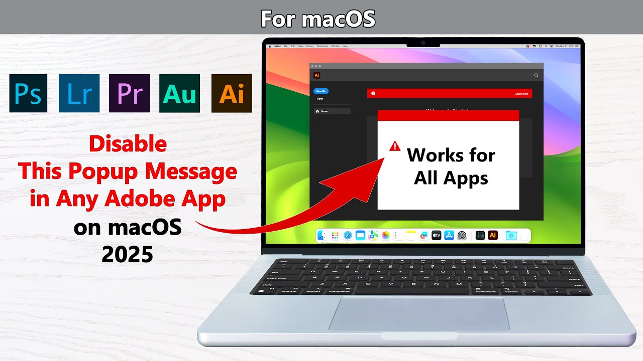 Remove ‘This App Has Been Disabled’ Popup in Adobe Remove ‘This App Has Been Disabled’ Popup in Adobe