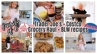New Costco & Trader Joes Grocery Haul Baby Led Weaning Cook With Me Tiffani Beaston Homemaking
