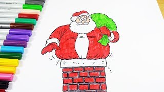 Santa Claus Coloring Pages 2018 - Santa Claus Coloring Book - Coloring Pages For Kids