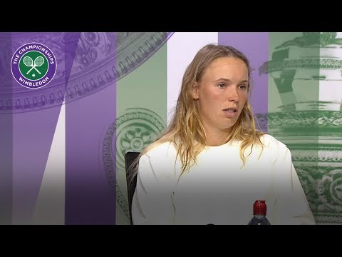 Caroline Wozniacki 'can't be mad at herself' after 2R loss | Wimbledon 2018