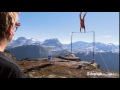 BASE jumper survives cliff edge stunt fail in Norway