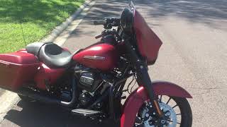 2019 Harley Street Glide Special In Wicked Red Denim
