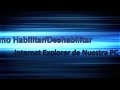 Como quitar/colocar internet explorer (navegador) en
