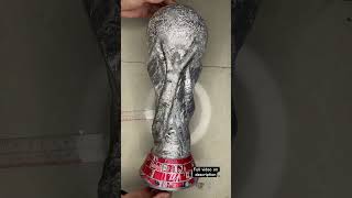 Diy Fifa World Cup Qatar Trophy With Aluminum Foil