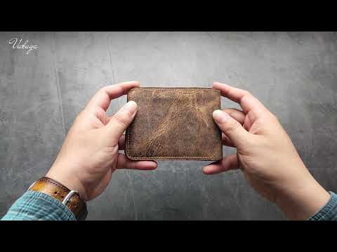Ví da nam handmade da bò Ví RUNNER |VABAYA.COM|