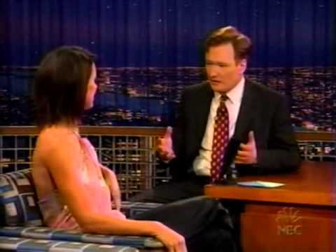 Bridget Moynahan on "Late Night with Conan O'Brien" - 1/29/03