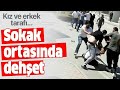 Bursa'da ailelerin taşlı- sopalı kavgası kamerada  👇