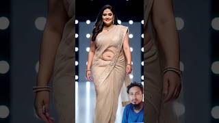You Wont Believe Shes Ai Saree Ramp Walk Perfection