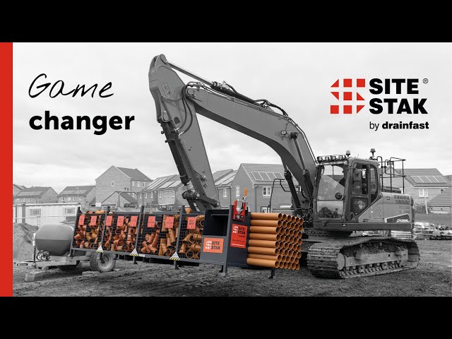 Watch A tidy site is a safe site! Celebrating 1000 SiteStak Workstations for underground drainage storage on YouTube.