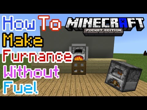 HOW TO MAKE FURNANCE WITHOUT FUEL IN MCPE | Minecraft PE HOW TO MAKE FURNANCE WITHOUT FUEL IN MCPE | Minecraft PE #1