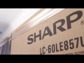 A big TV that's good for gaming? (Sharp 60-inch LC-60LE857U Unboxing & Demo)