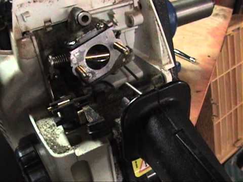 Stihl MS 170 Chainsaw old carburetor removal 12/3/11