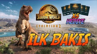 Jurassic World Evolution 2 | İlk Bakış | Oynanış | Sizde Oynayın | 5 Tane Hediye