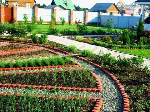 Дизайн огород своими руками