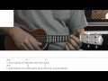 How to play Riptide with Vance Joy (Ukulele plus guitar adaptation)