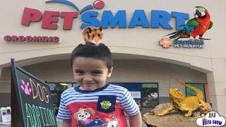 Family Fun Trip to PetSmart Animals for Kids Children and Toddlers | Jai Bista Show