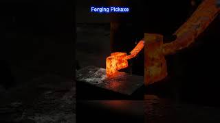 Forging A Pickaxe From An Old Anchor Chain - Satisfying Blacksmithing