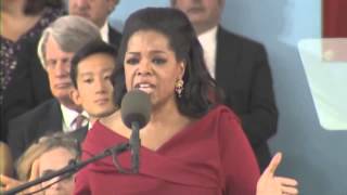 Oprah at Harvard Commencement