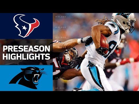 Texans Vs Panthers Nfl Preseason Week 1 Game Highlights Texans Vs Panthers Nfl Preseason Week 1 Game Highlights