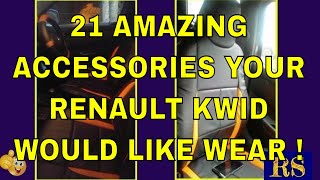 21 Amazing Accessories Your Renault Kwid Would Like Wear