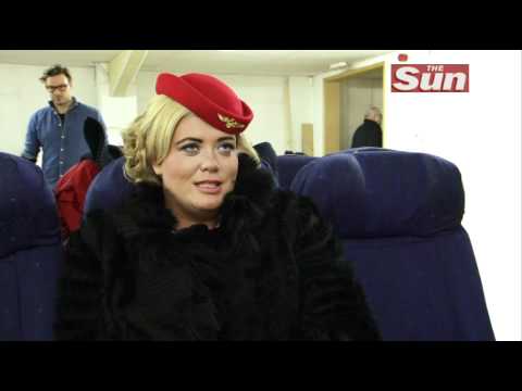 TOWIE stars mess up quiz in airline themed Fabulous magazine shoot