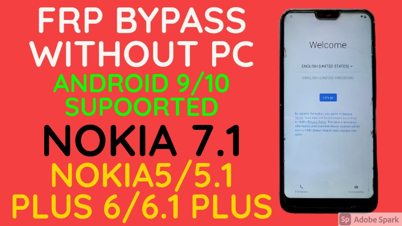 Nokia 7.1 (TA-1097) FRP Bypass | Remove Google Account Nokia 7.1 (TA-1097) FRP Bypass | Remove Google Account