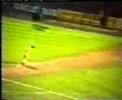 Peter Devine missing from the spot for Lancaster City in the penalty shootout defeat versus Whitley Bay in the 1991 HFS Northern Premier League Division One ...