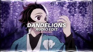 Dandelions - Ruth B. Audio Edit 2022 Hd