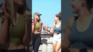 Wet Fart Prank Beautiful Girls Reaction