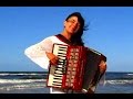 WIESŁAWA DUDKOWIAK - with Accordion on Beach 2 ,  The most beautiful relaxing melody
